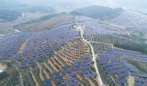 華能湖南武岡山地光伏發(fā)電項(xiàng)目